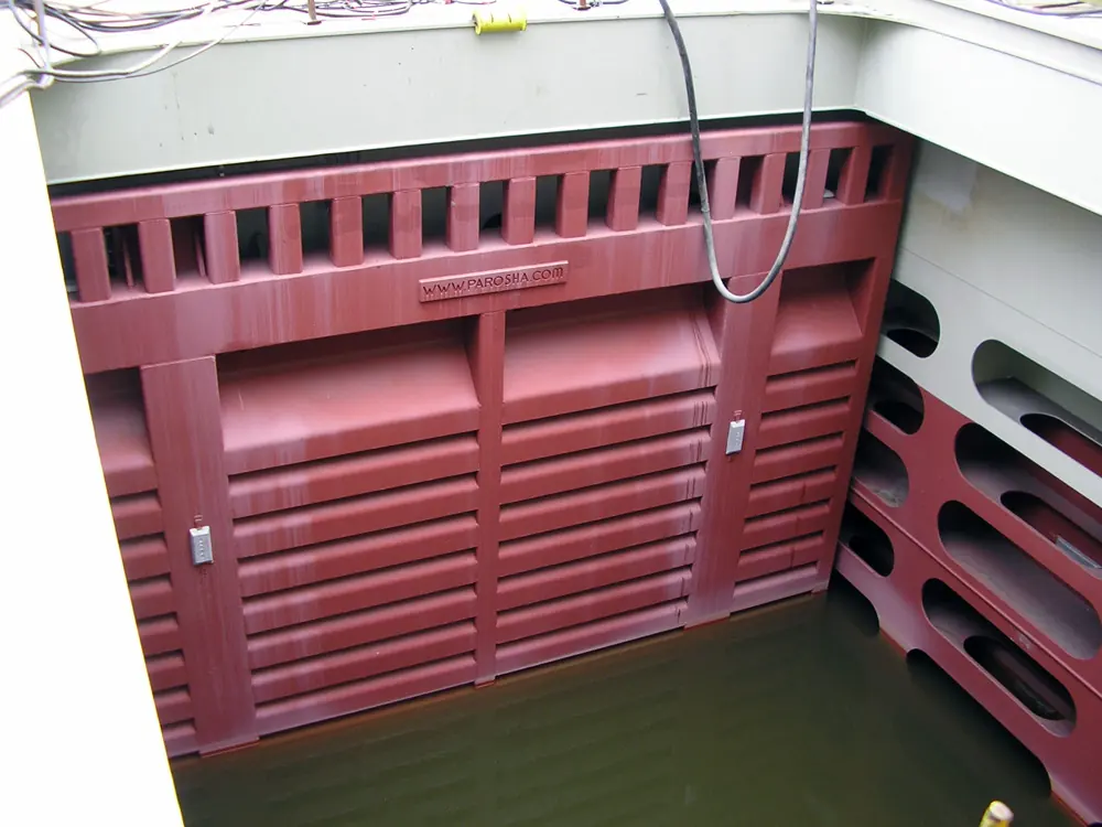 Machinebouw van een moonpool voor de offshore