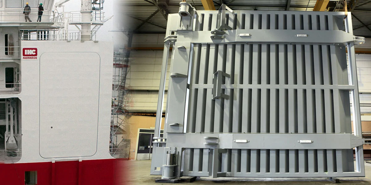 Moonpool door en ROV hangar door voor de offshore en maritieme sector